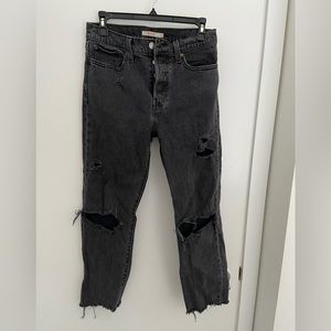 Levi wedgie straight jeans